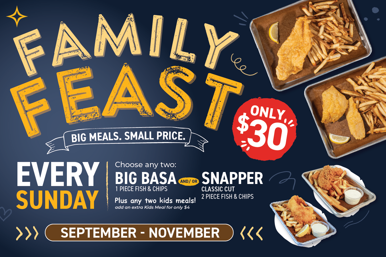 Joeys Fish Shack Family Feast